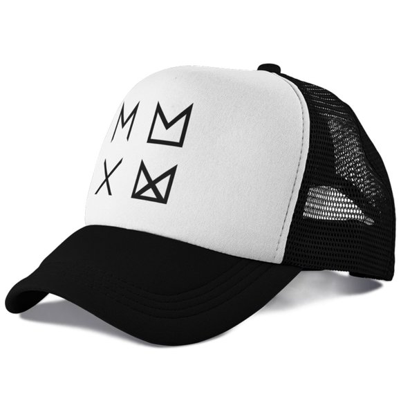 🆕Monbebe Monsta X Symbols Logo Fan Foam Trucker Hat Mesh Snapback Cap - Picture 1 of 3